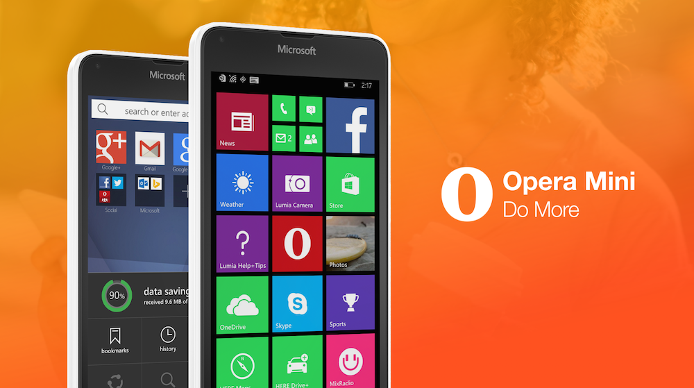 Free download of opera mini for windows phones